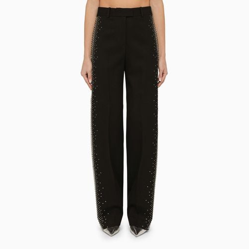 Wool Jagger trousers with thermostrass - The Attico - Modalova