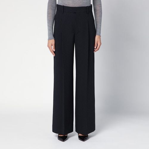 Wide blue pinstripe trousers - ISABEL MARANT - Modalova