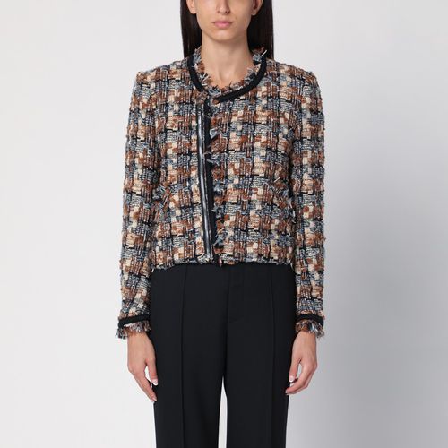 Beige/brown/grey weave jacket in wool blend - ISABEL MARANT - Modalova