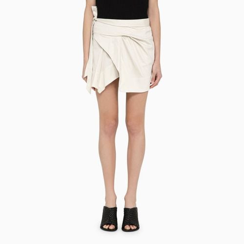 Chalk white cotton mini skirt - ISABEL MARANT - Modalova