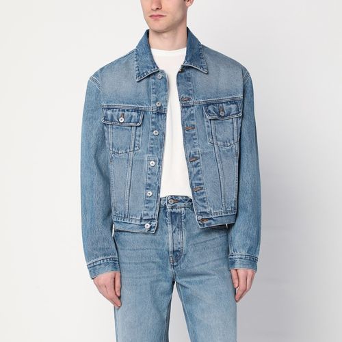 Hellblaue, verwaschene Jeansjacke - JACQUEMUS - Modalova