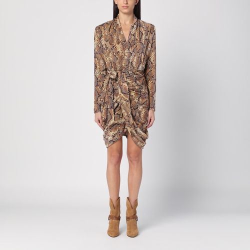 Cleora snake print dress - ISABEL MARANT - Modalova