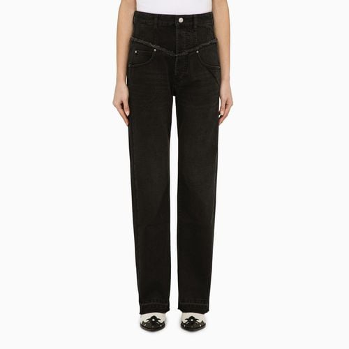 Black cotton denim jeans - ISABEL MARANT - Modalova