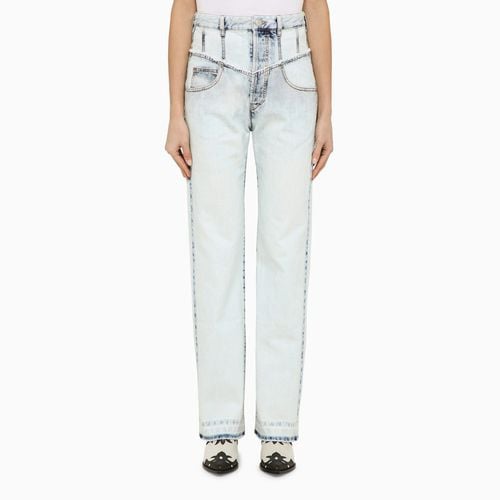 Light blue cotton denim jeans - ISABEL MARANT - Modalova