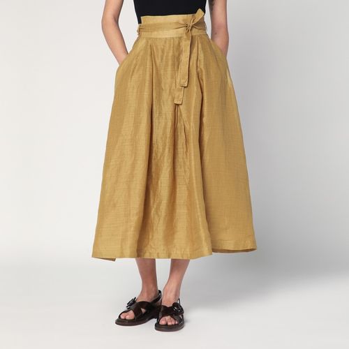 Nova pleated skirt in ramie - MKDT Studio - Modalova