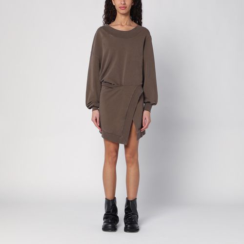 Asymmetrical cotton mini dress - The Attico - Modalova