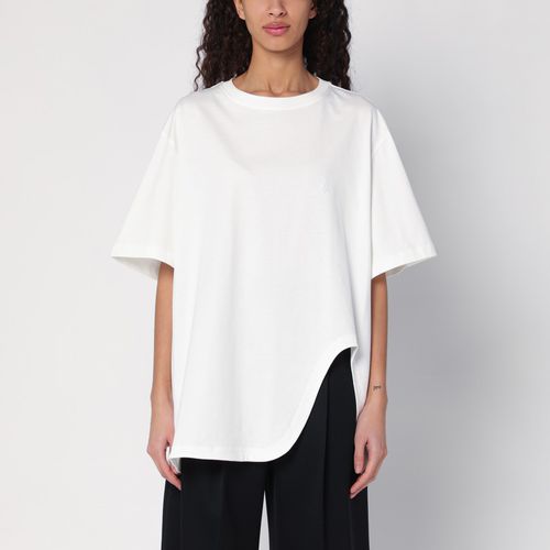 White asymmetrical oversize T-shirt - The Attico - Modalova