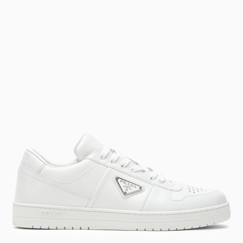 White leather Downtown sneakers - Prada - Modalova