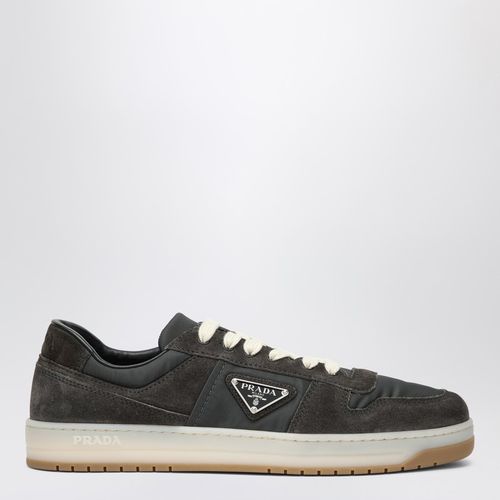 Sneakers Downtown in Re-Nylon e suede grigia - Prada - Modalova