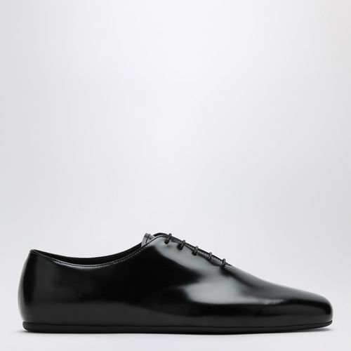 Black brushed leather brogue - Prada - Modalova