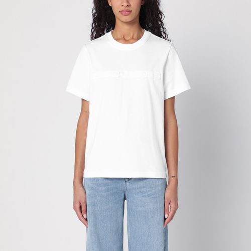 White t-shirt with logo embroidery - Marc Jacobs - Modalova