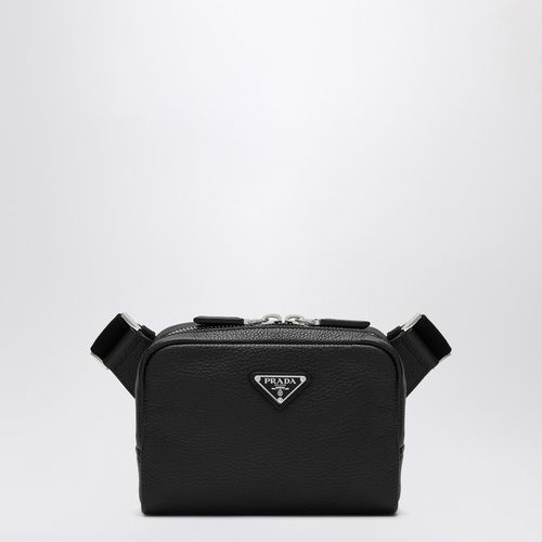 Black leather shoulder bag - Prada - Modalova