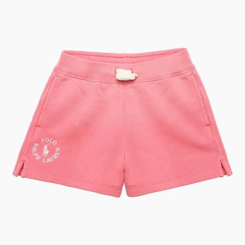 Pink cotton shorts with logo - Polo Ralph Lauren - Modalova