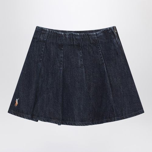 Blue pleated denim skirt - Polo Ralph Lauren - Modalova