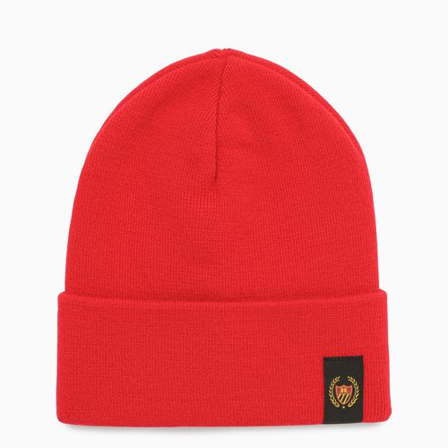 Red knitted bonnet with logo - Bel-Air Athletics - Modalova