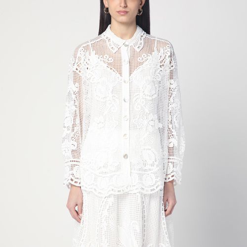 White Swan Lake lace shirt - FARM Rio - Modalova