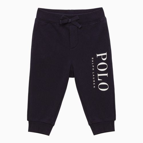 Navy cotton blend jogging trousers - Polo Ralph Lauren - Modalova