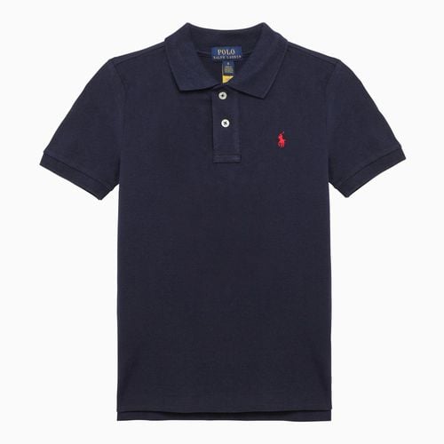 Navy cotton polo shirt with logo - Polo Ralph Lauren - Modalova