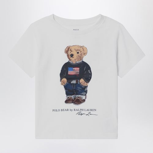 White Polo Bear T-shirt - Polo Ralph Lauren - Modalova