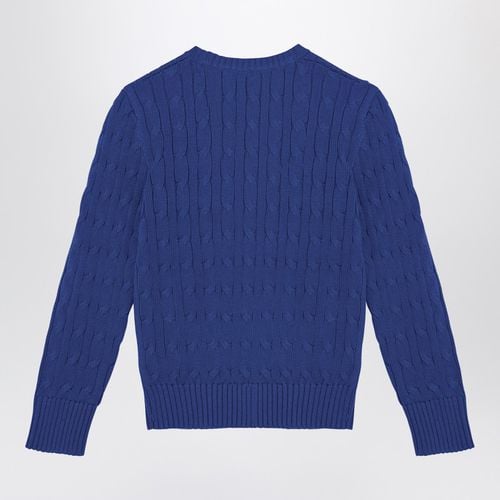 Cotton cable-knit crew-neck sweater - Polo Ralph Lauren - Modalova