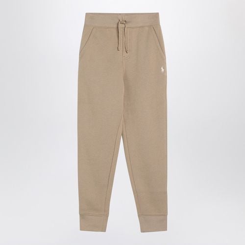 Khaki cotton-blend jogging trousers - Polo Ralph Lauren - Modalova