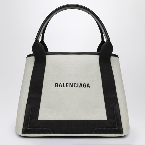 Cabas bag small cream cotton canvas - Balenciaga - Modalova