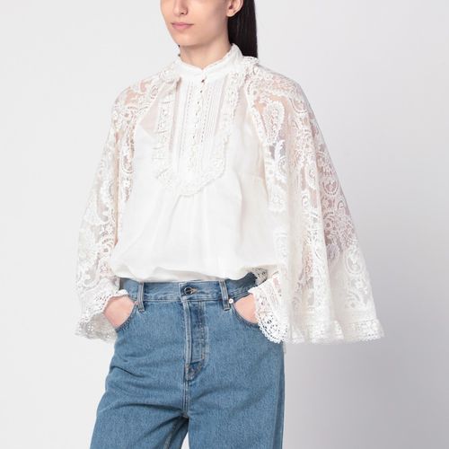 Camicia bianca in pizzo - ZIMMERMANN - Modalova