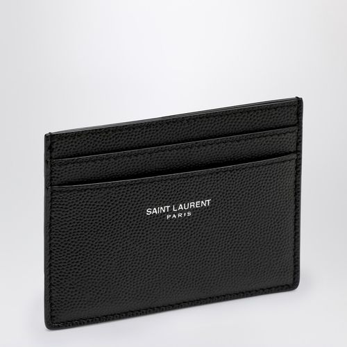 Black leather cardholder - Saint Laurent - Modalova