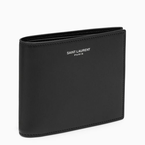 Black leather bi-fold wallet - Saint Laurent - Modalova