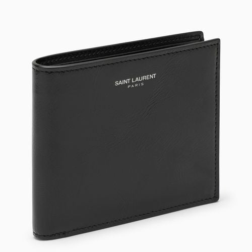 Black leather bi-fold wallet - Saint Laurent - Modalova