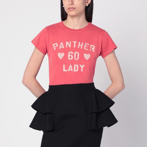 Tシャツ・カットソー VALENTINO Woman T-Shirt Ivory 6B3MG24C962 CR1 Valentino Ivory t-shirt with blue stripes Chez Valentino