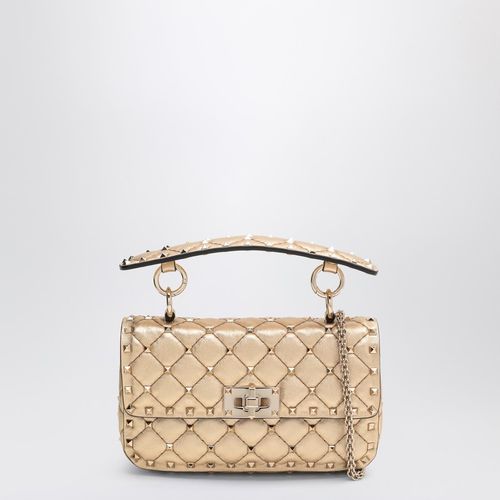 Borsa piccola Rockstud Spike in nappa laminata - Valentino Garavani - Modalova