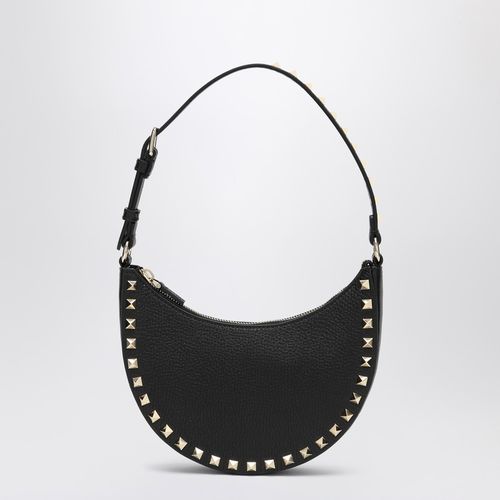 Mini borsa hobo Rockstud nera - Valentino Garavani - Modalova