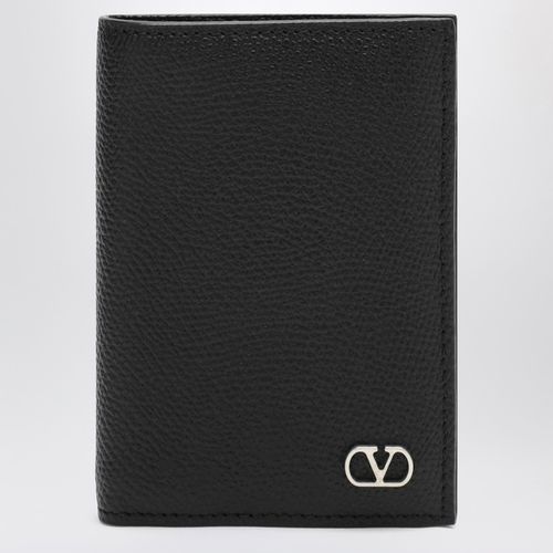 Portacarte Vlogo nero - Valentino Garavani - Modalova