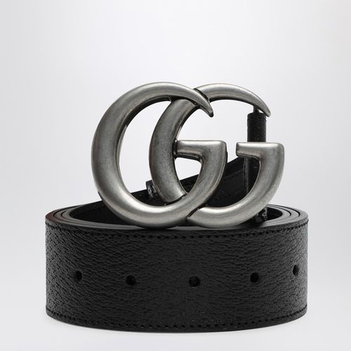 Belt with silver-tone double G buckle - GUCCI - Modalova