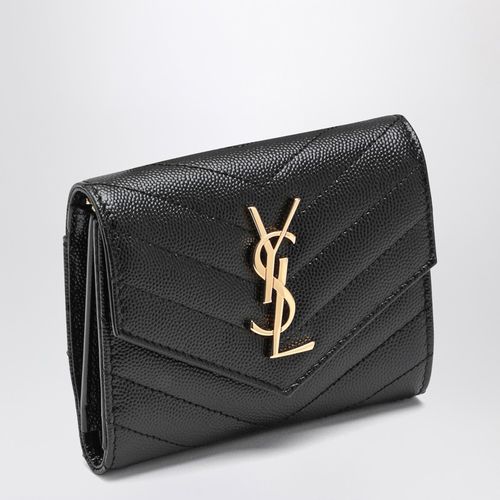 Black Monogram small wallet - Saint Laurent - Modalova