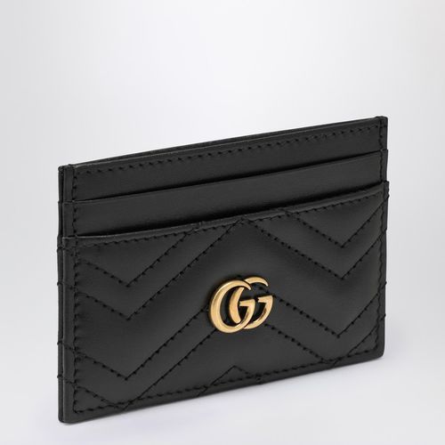 Black GG Marmont card case - GUCCI - Modalova