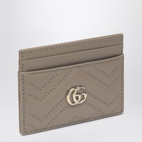 GG Marmont card holder todove grey - GUCCI - Modalova