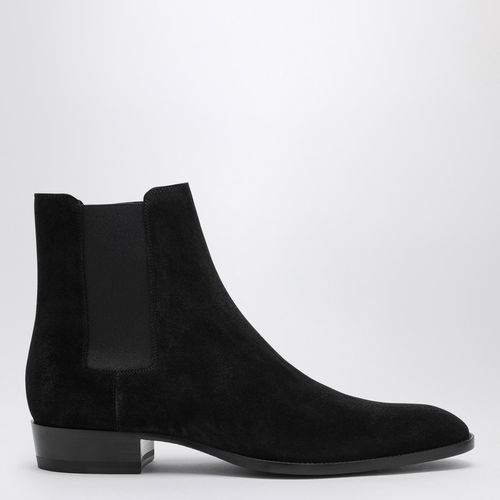 Stiefelette Wyatt 30 aus Wildleder - Saint Laurent - Modalova