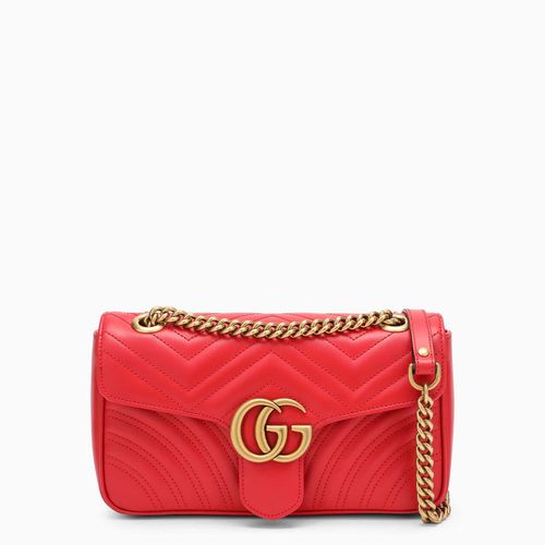 Borsa a spalla piccola GG Marmont rossa - GUCCI - Modalova