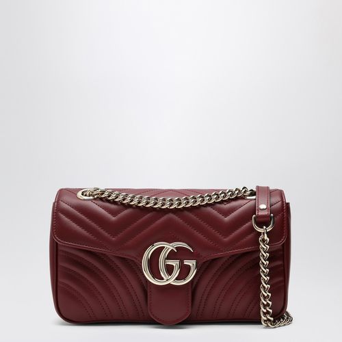 Borsa a spalla piccola GG Marmont Rosso Ancora - GUCCI - Modalova