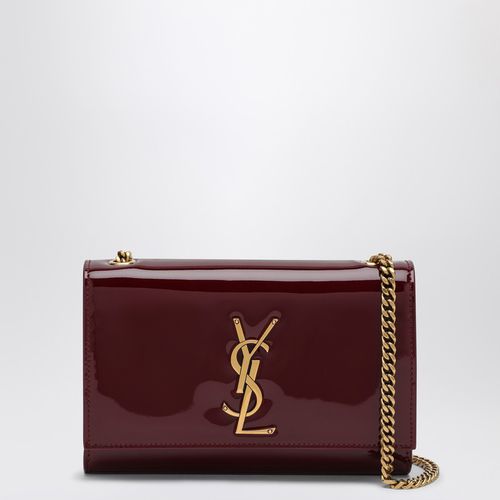 Borsa piccola Kate in pelle verniciata rossa - Saint Laurent - Modalova