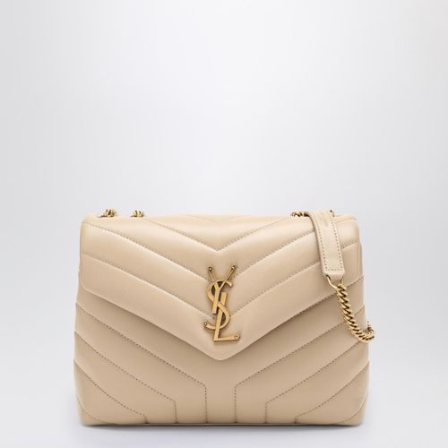 Borsa LouLou piccola beige scuro - Saint Laurent - Modalova