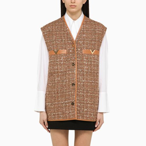 V Gold waistcoat brown - Valentino - Modalova