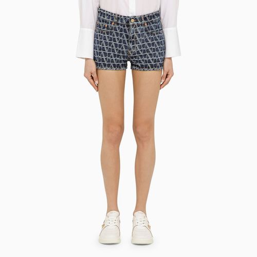 Short in in denim Toile Iconographe - Valentino - Modalova