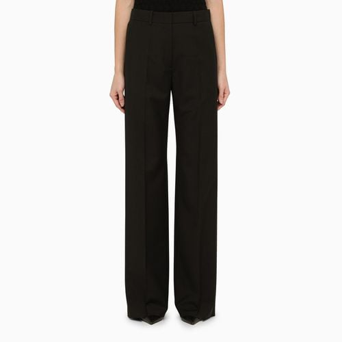 Black wool palazzo trousers - Valentino - Modalova