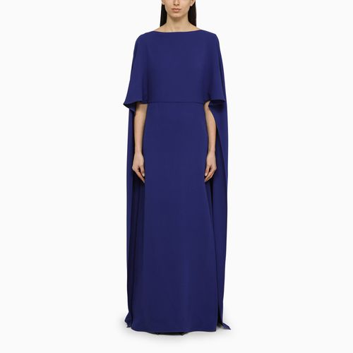 Sapphire silk long dress - Valentino - Modalova