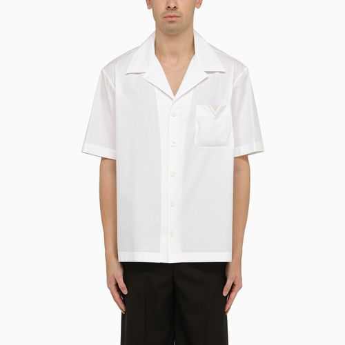 White cotton shirt with Vlogo - Valentino - Modalova