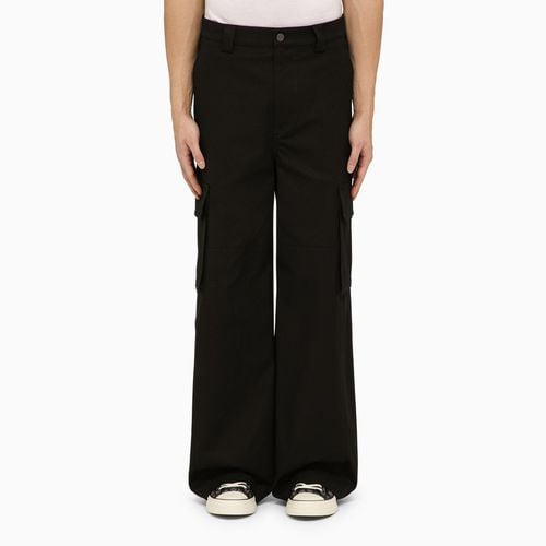 Black cotton cargo trousers - Valentino - Modalova