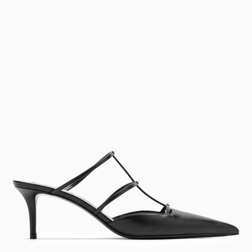 Leather Rockstud Wispy high mule - Valentino Garavani - Modalova